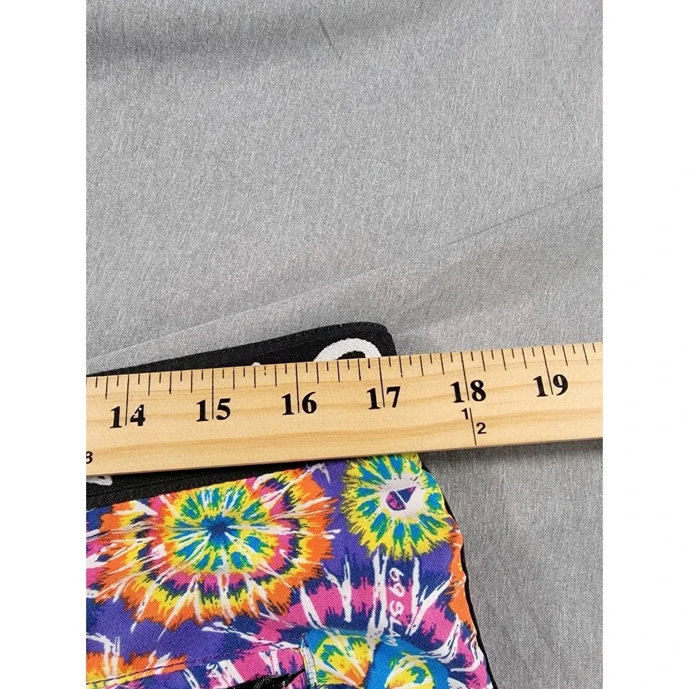 69 Slam Board‎ Shorts 34x8 70's Peace Sign, Hippie, Swim, Beach, Surf, Pool